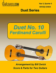 Bill Swick's Year 3, Quarter 3 -  Ensembles for Two Guitars Guitar and Fretted sheet music cover Thumbnail